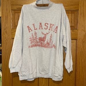 AE oversized Alaska turtle neck/crew neck